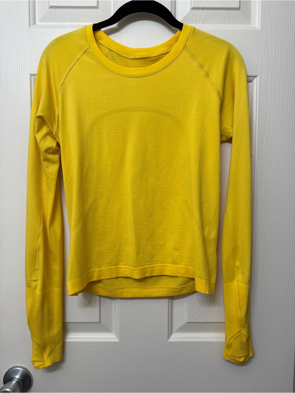 lululemon athletica Women's Long-Sleeve Crew in Bright Yellow